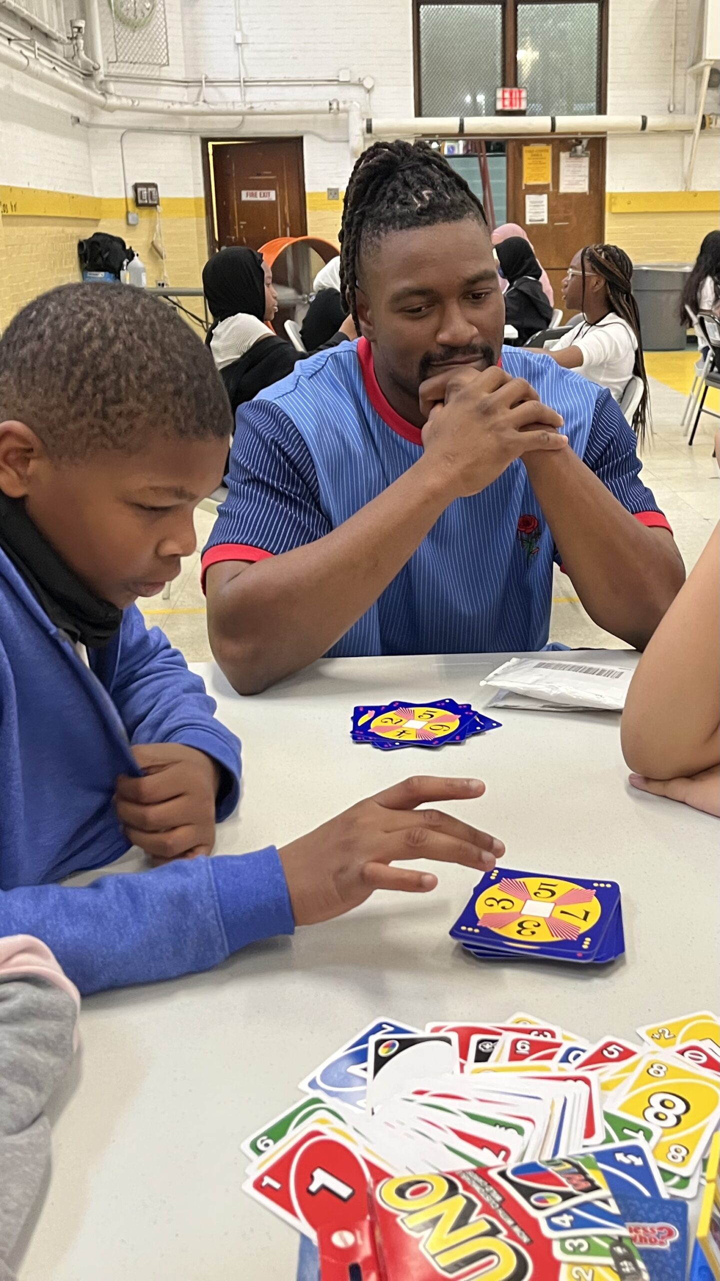 Detroit Lions Spend Day Off with Students