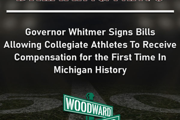 Michigan Governor Gretchen Whitmer signs landmark bill allowing student-athlete compensation