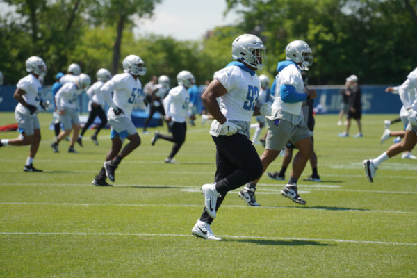 Experiencing Detroit Lions OTAs for the first time
