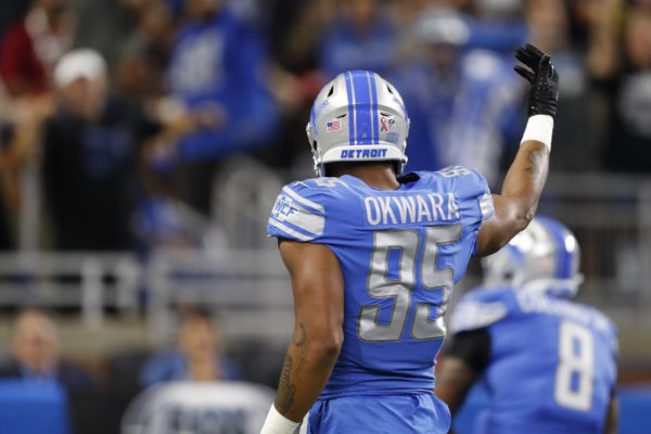 Lions’ Romeo Okwara out for the season with Achilles tear