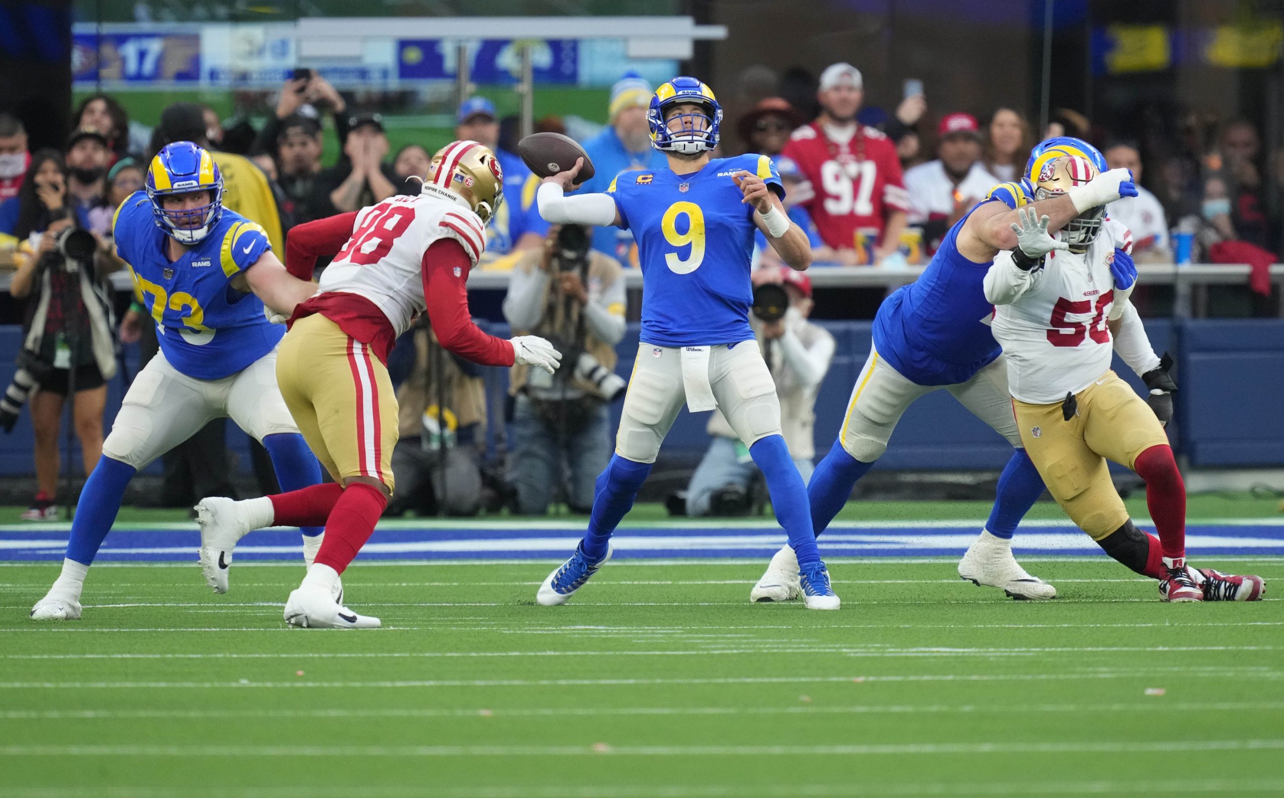 LA Rams quarterback Matthew Stafford