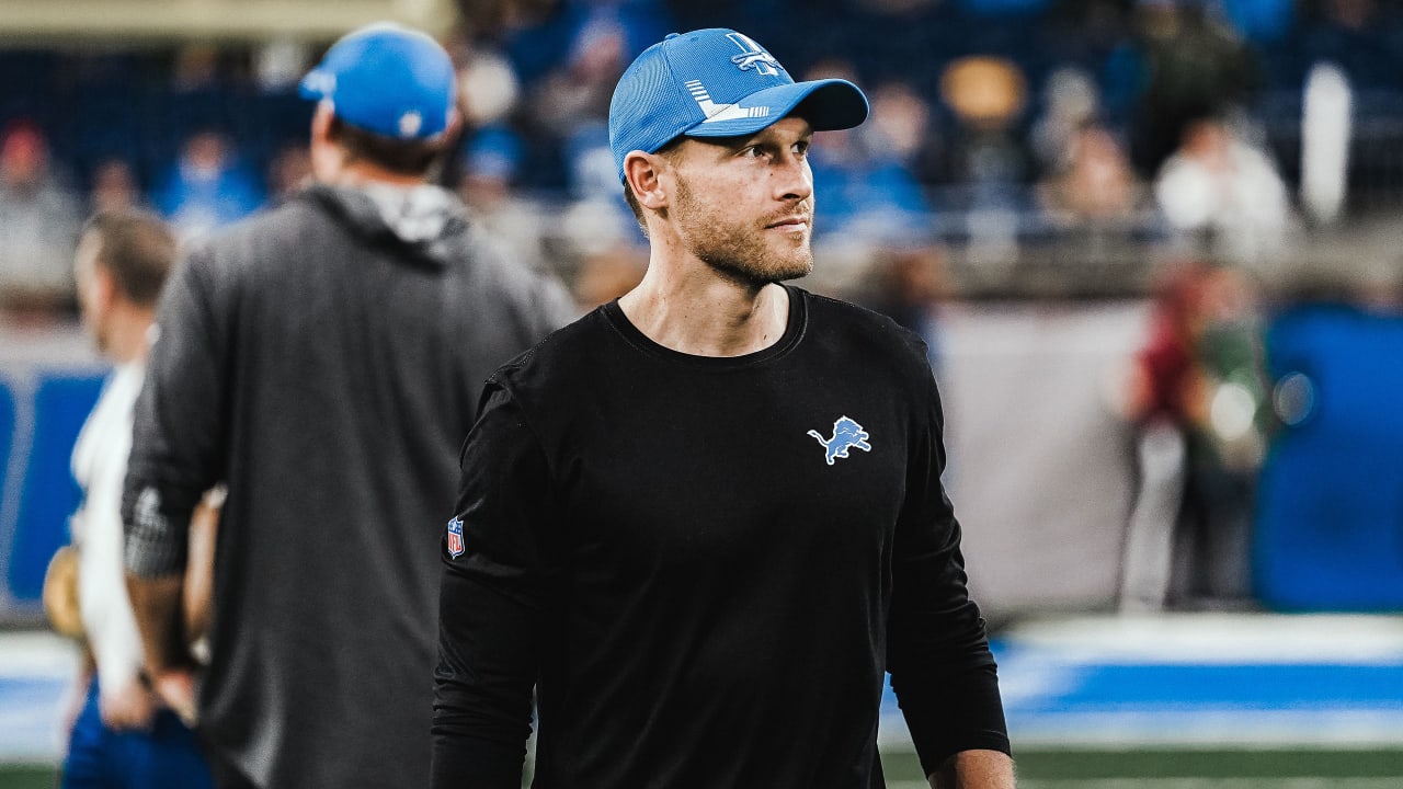 Detroit Lions offensive coordinator Ben Johnson