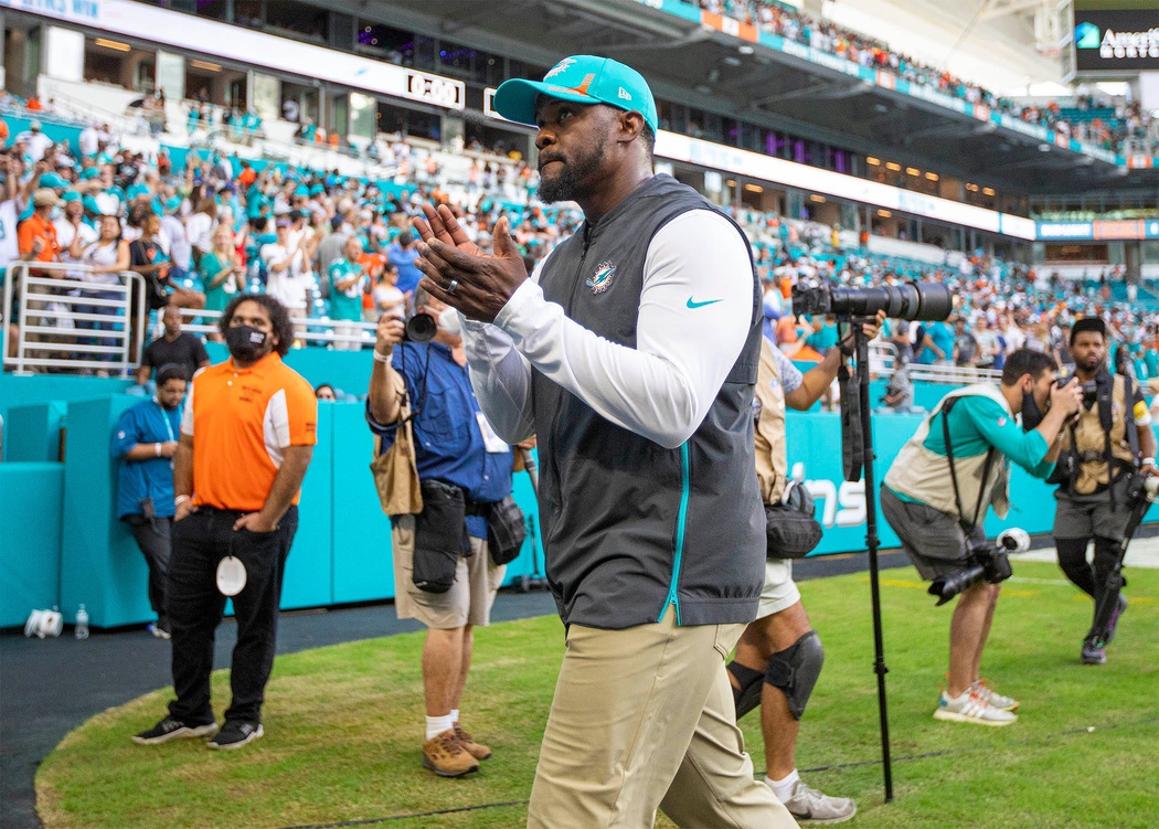 Former Miami Dolphin HC Brian Flores is suing the NFL