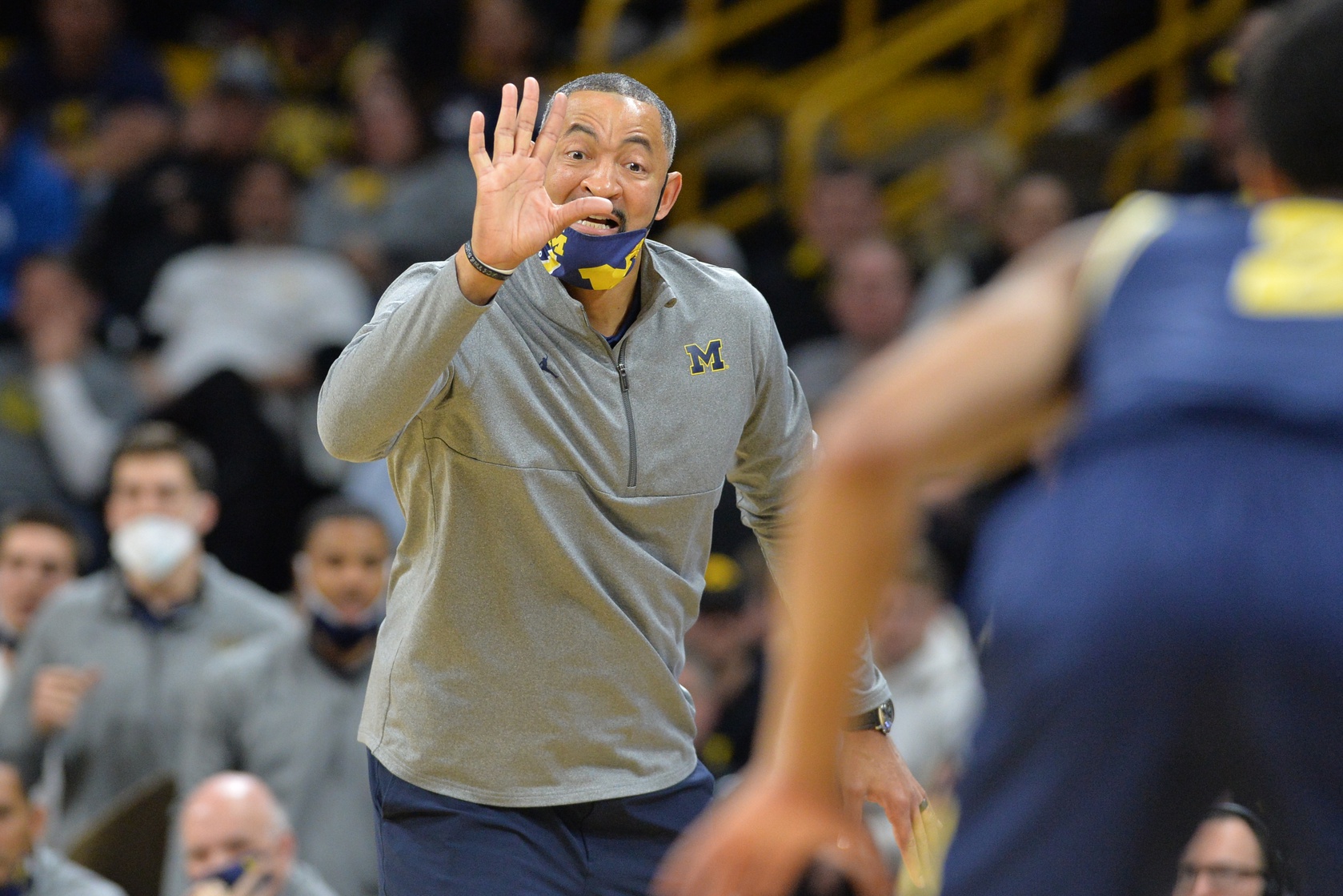 Michigan basketball coach Juwan Howard