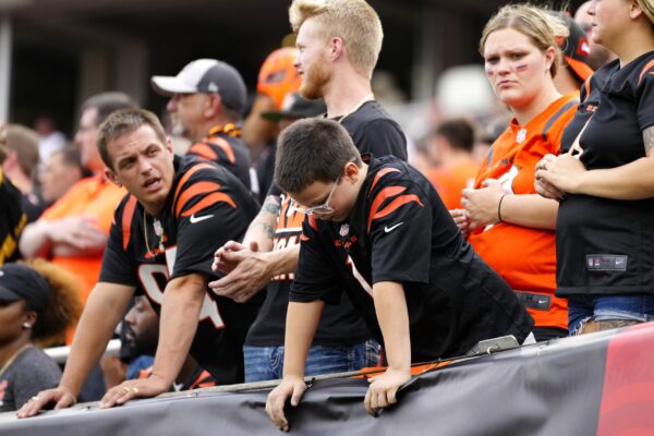 Fan Pukes on Child at Bengals Game