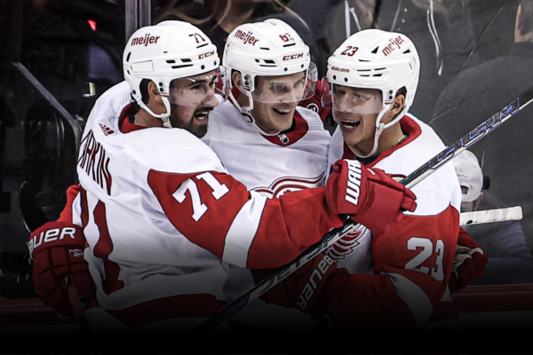 Ned Comes up big, Larkin Beats the buzzer in Red Wings’ Victory.