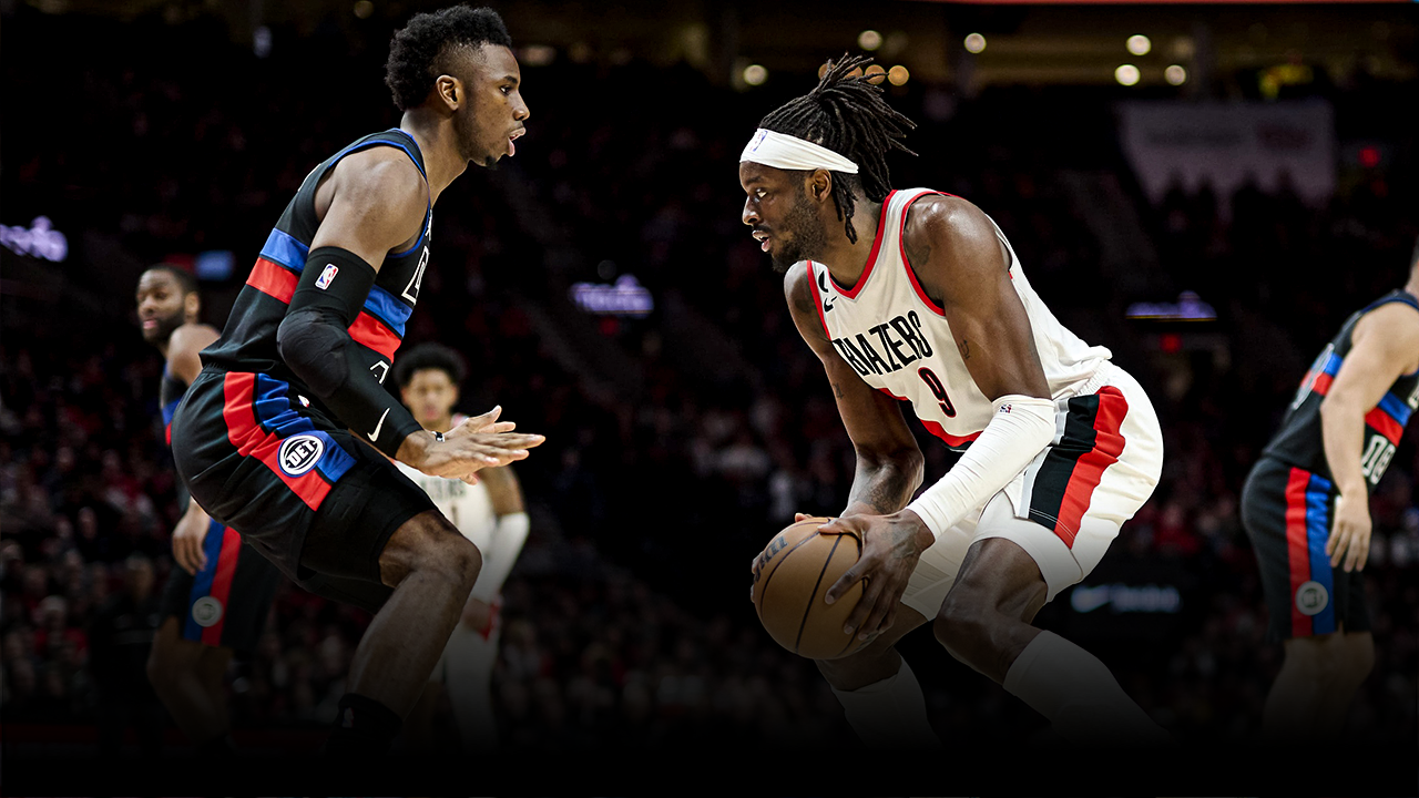 Jerami Grant of the Portland Trailblazers has good game in win over former team Detroit Pistons