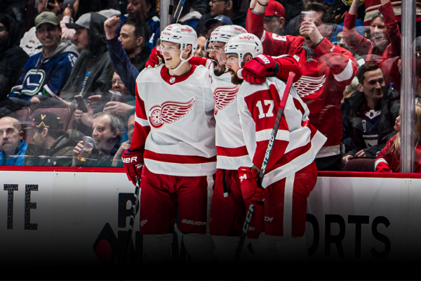 Dylan Larkin Leads Red Wings to Back-to-Back Dominant Wins Over Canucks