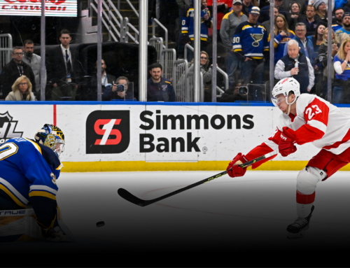 Red Wings’ End Skid with Lucas Raymond’s Shootout Winner Against Blues