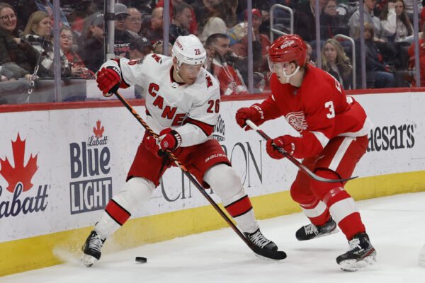 Red Wings take losing streak into game against Hurricanes on Tuesday