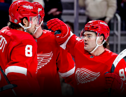Heading to Sweden on a High: Red Wings Get Much Needed Win Over Columbus