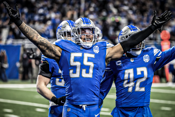 Lions Grit and Blueberry Blitz leads to Historic Playoff Win over Buccaneers